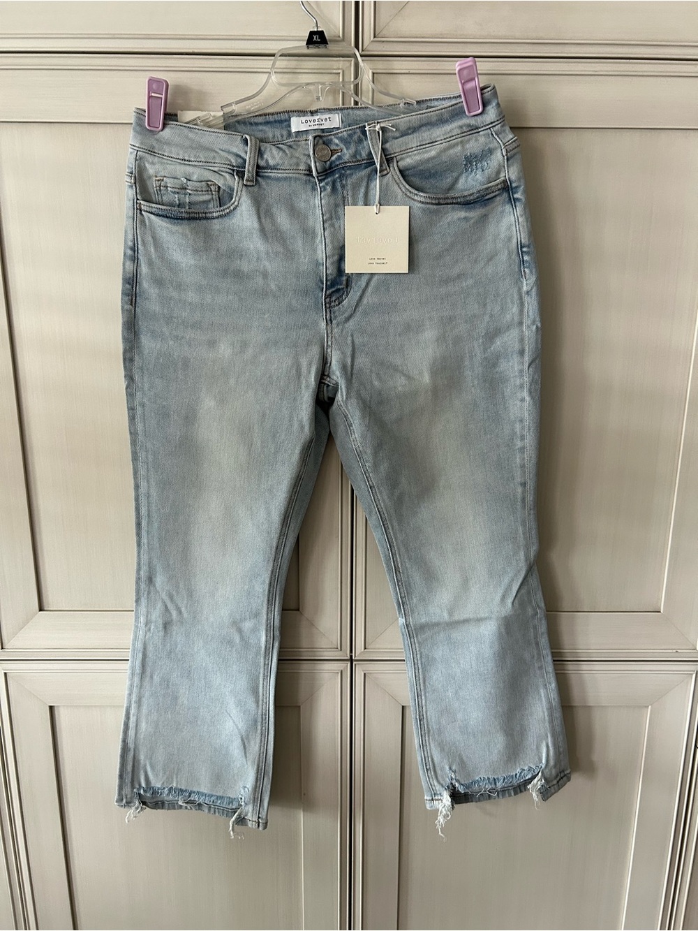 Lovervet Light Blue Wide Leg Jeans for Women